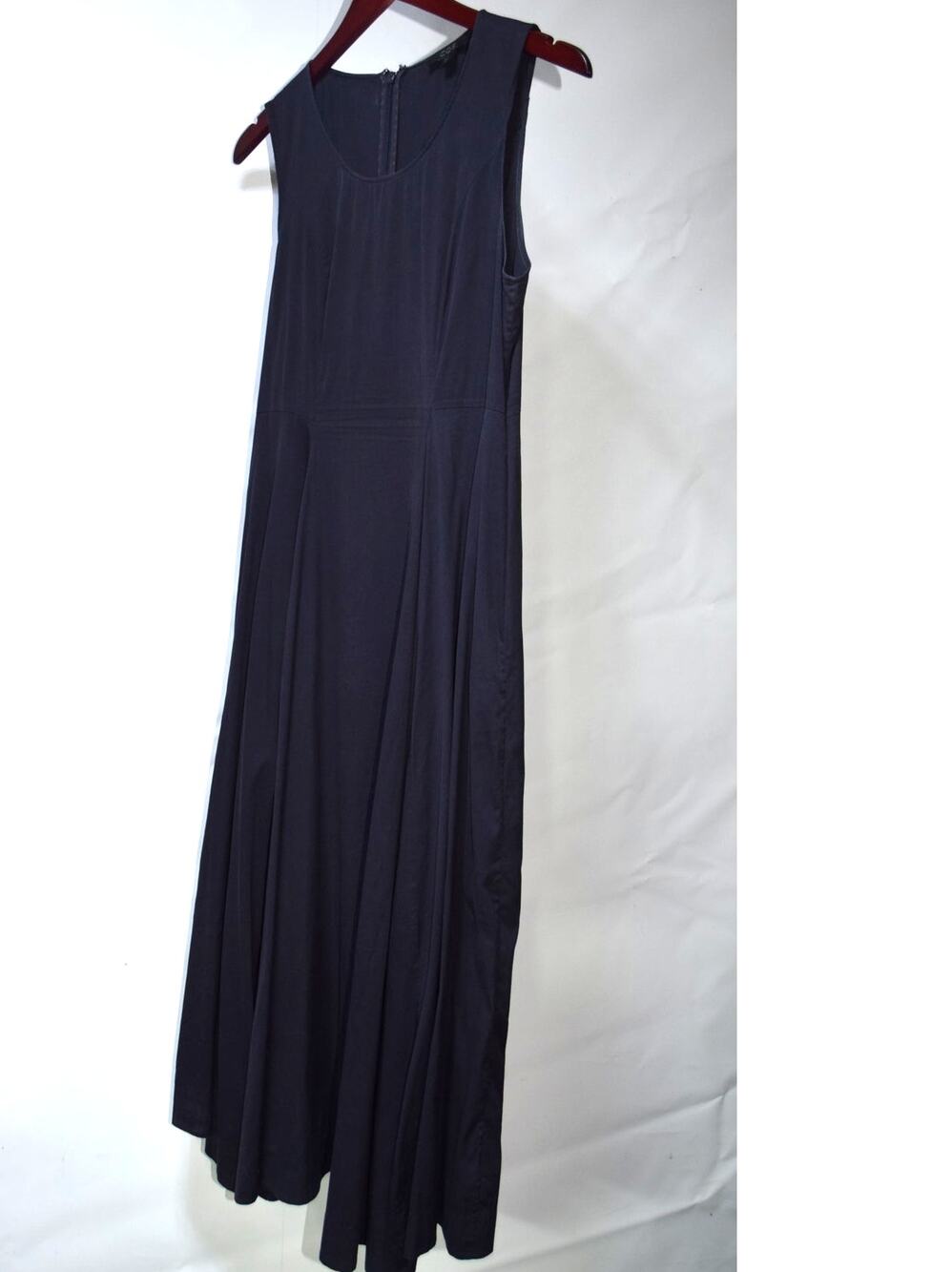COS Collection of Style Navy Blue Sleeveless Draped Maxi Dress Size 4